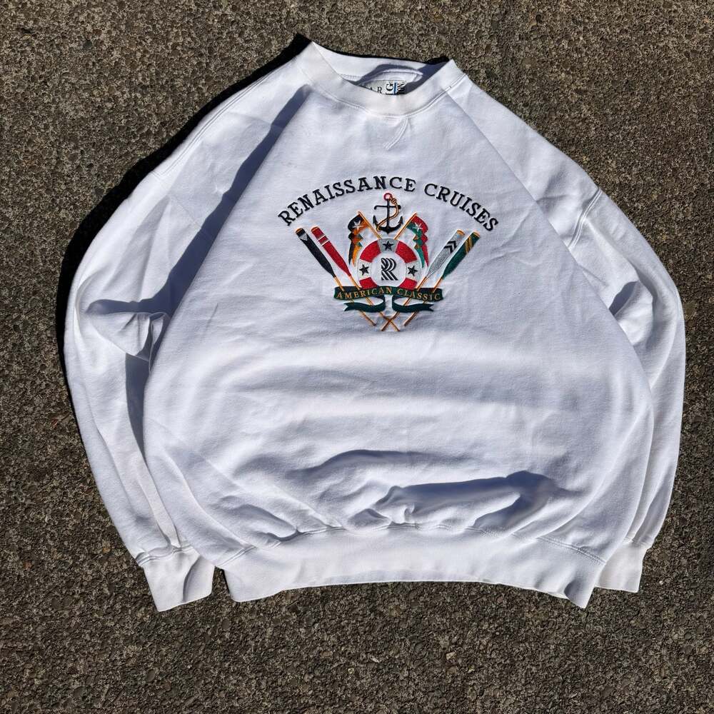 Vintage Renaissance Cruises American Classic Gear For Sports Crewneck Sweatshirt